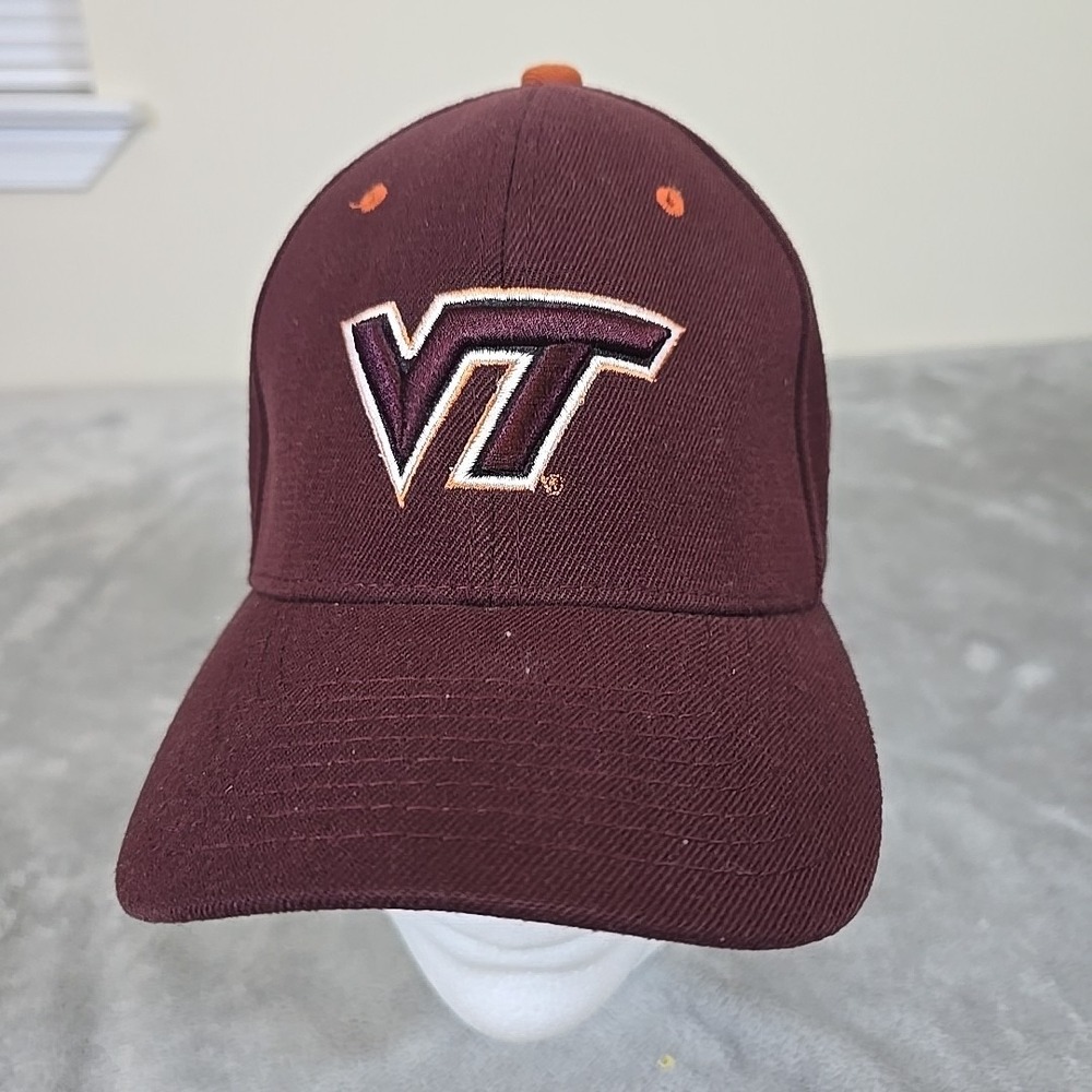 Zephyr Hat‎ Mens XL Virginia Tech Hokies Maroon NCAA Sportswear Football